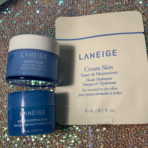LANEIGE Other - 🌸 3pc LANEIGE water bank mask & moisturizer